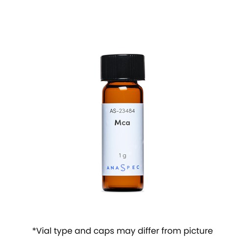 Bottle of Mca (7-Methoxycoumarin-4-acetic acid)