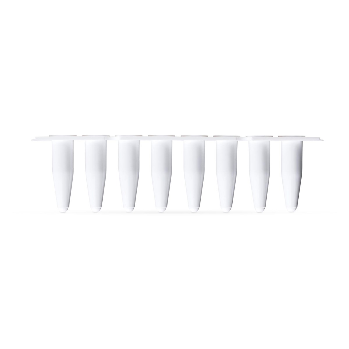 qPCR 8-tube strip, 0.2 ml, high profile, white
