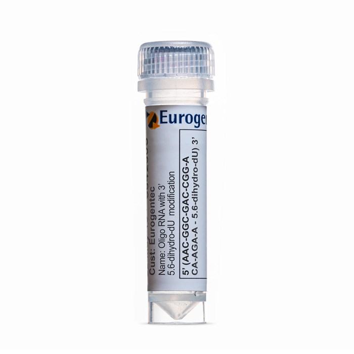 Example of a tube containing an Oligonucleotides with 5.6-dihydro-dU  modification