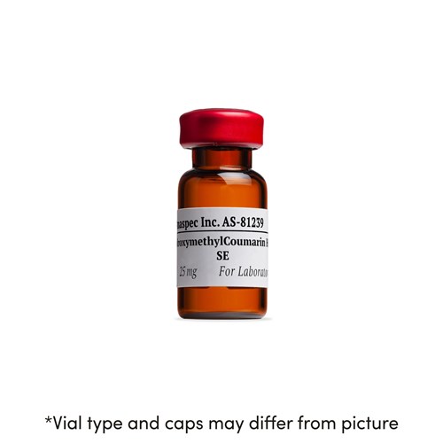 Bottle of 7-Hydroxy-4-methylcoumarin-3-acetic acid, succinimidyl ester