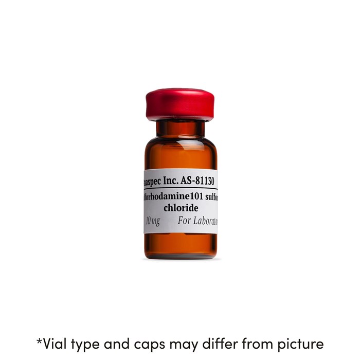 Bottle of Sulforhodamine 101 sulfonyl chloride