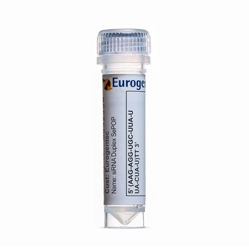 Tube of siRNA Duplex SePOP purified