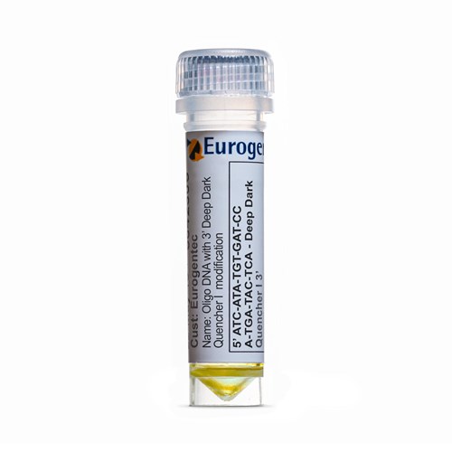 Example of a tube containing an Oligonucleotides with 3' Deep Dark Quencher I modification