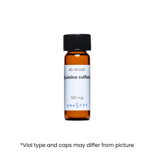 Bottle of Quinine sulfate Fluorescence Reference Standard