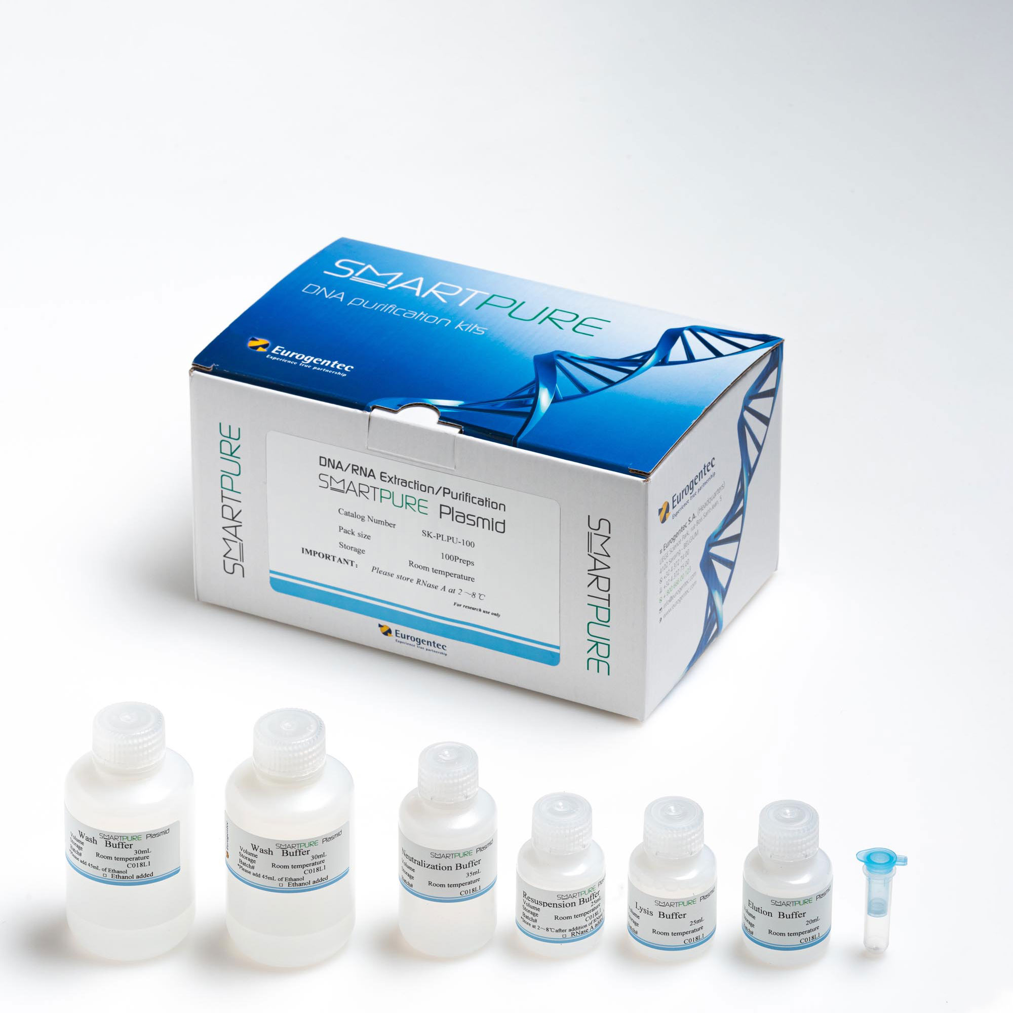 SmartPure Plasmid Kit, DNA Purification Kit 100 preps
